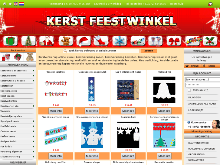 www.kerstversieringwinkel.nl