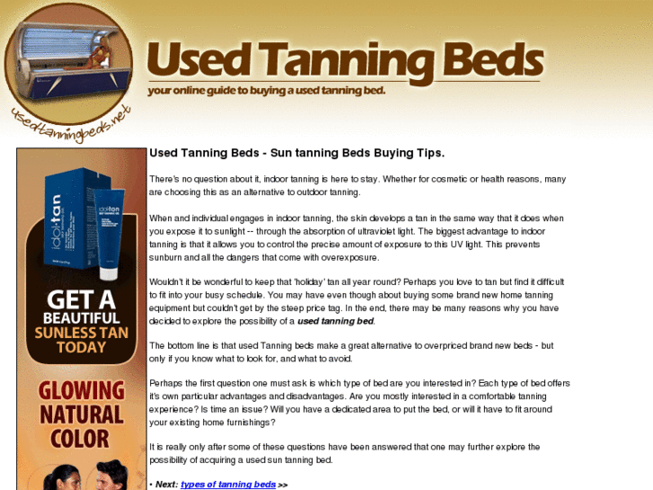 www.used-tanning-beds.net