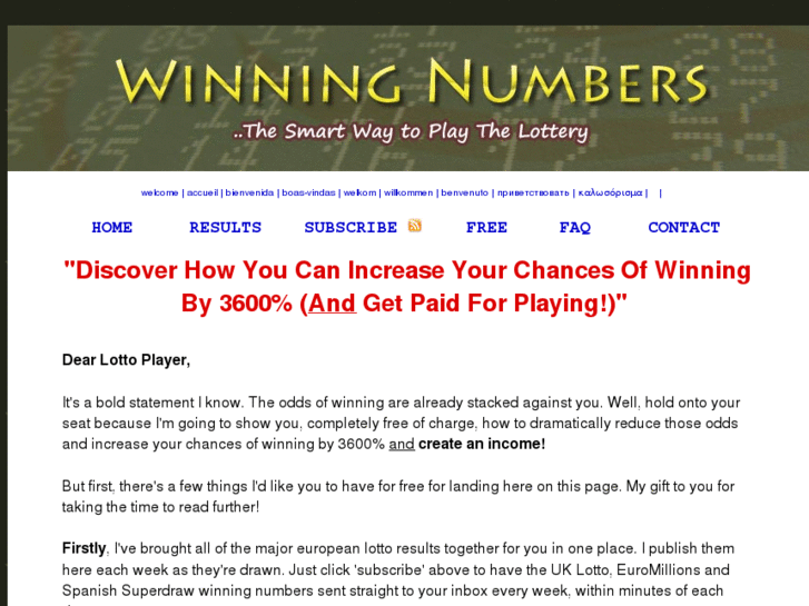 www.winning-numbers.com