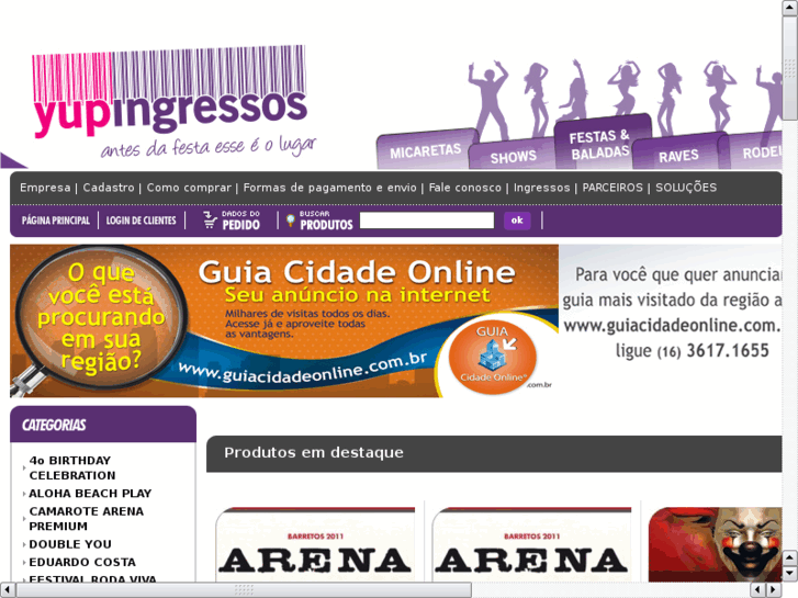 www.yupingressos.com.br