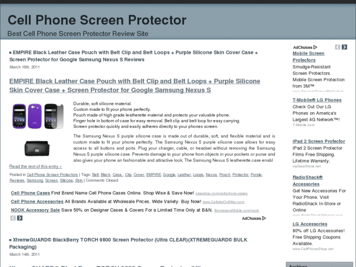 www.cell-phone-screen-protector.info