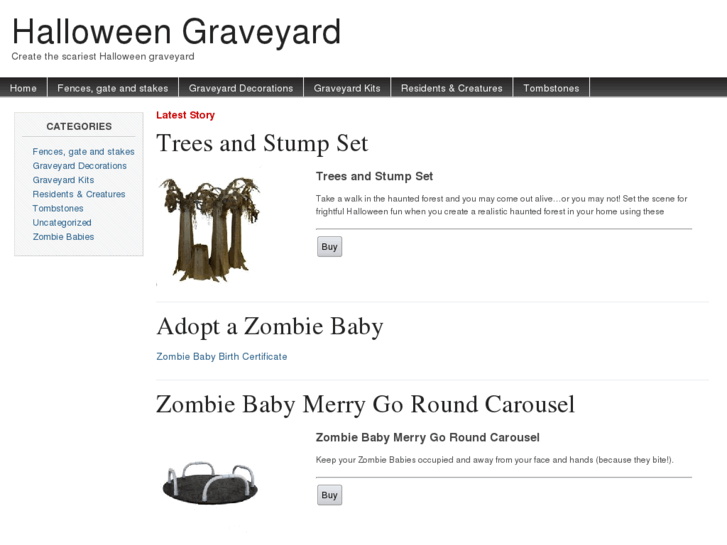 www.halloweengraveyard.net