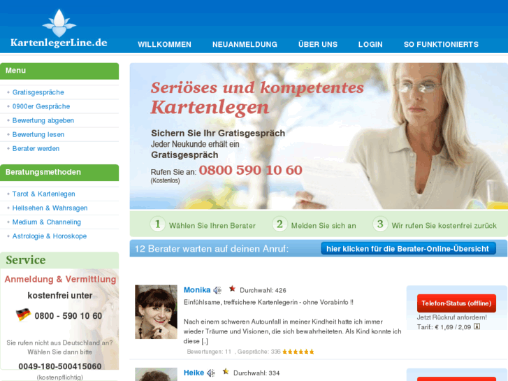 www.kartenlegerline.de