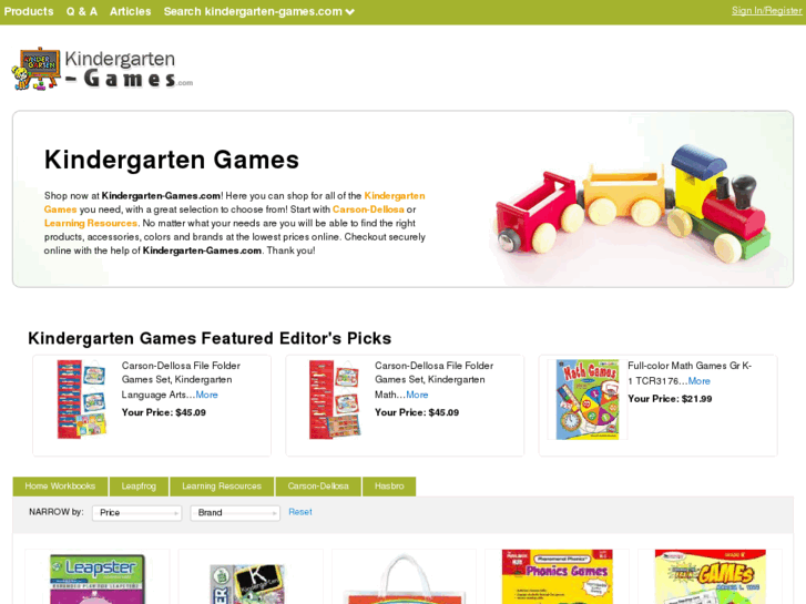 www.kindergarten-games.com