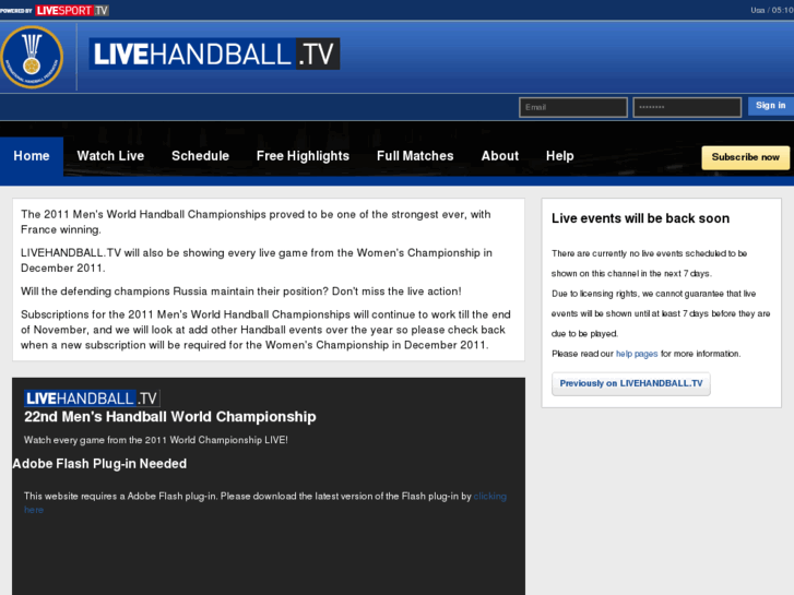 www.livehandball.tv