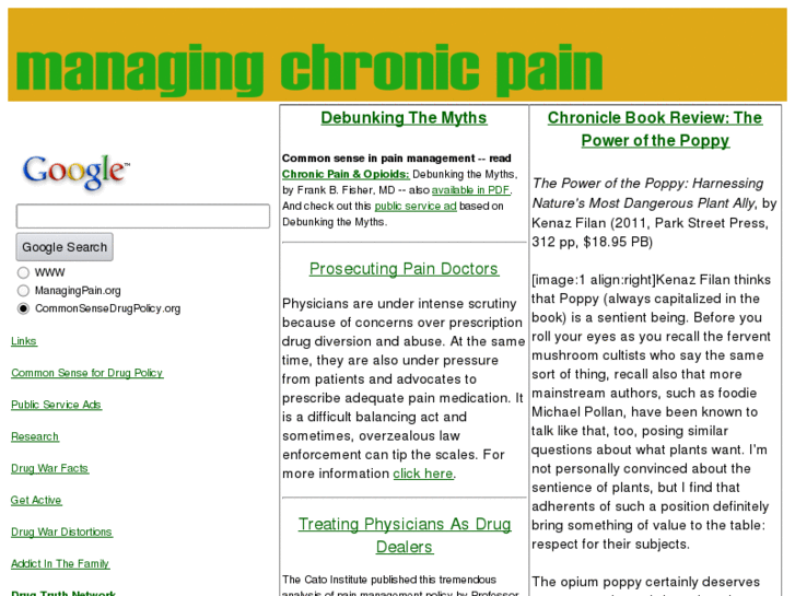 www.managingchronicpain.org