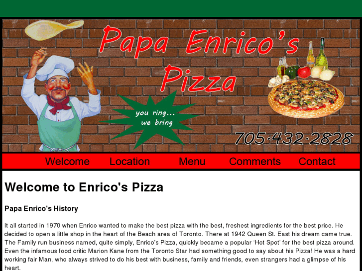 www.papaenricospizza.com