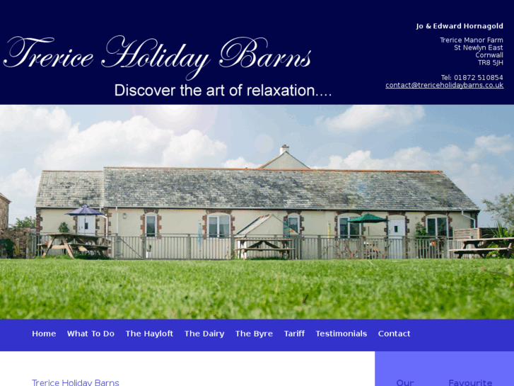 www.trericeholidaybarns.co.uk