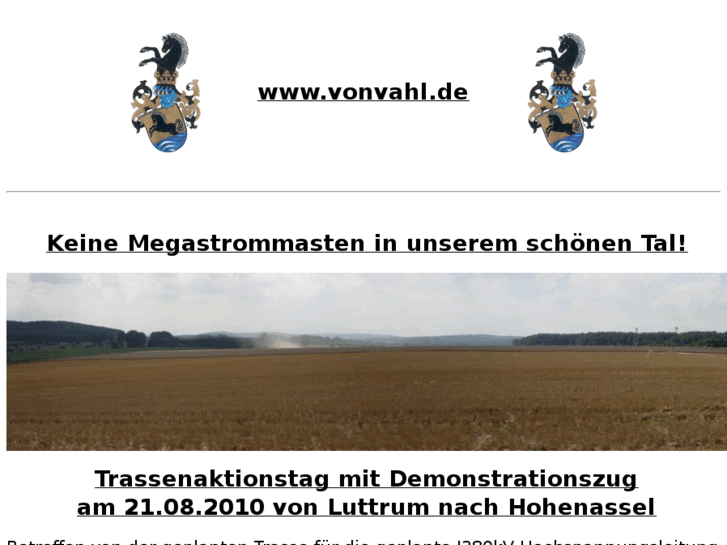 www.vonvahl.de