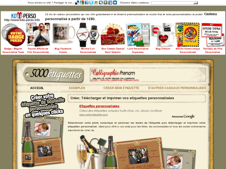 www.5000etiquettes.info