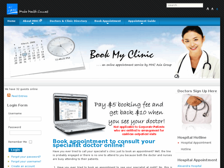 www.bookmyclinic.com