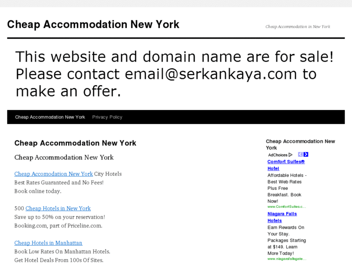 www.cheapaccommodationnewyork.com