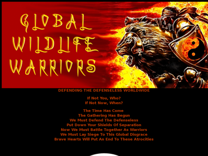 www.globalwildlifewarriors.org