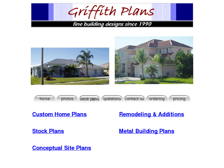 www.griffithplans.com