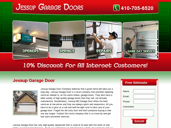 www.jessupgaragedoor.com