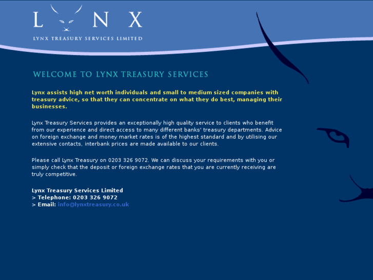 www.lynxtreasury.co.uk