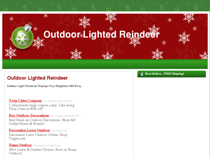 www.outdoorlightedreindeer.com