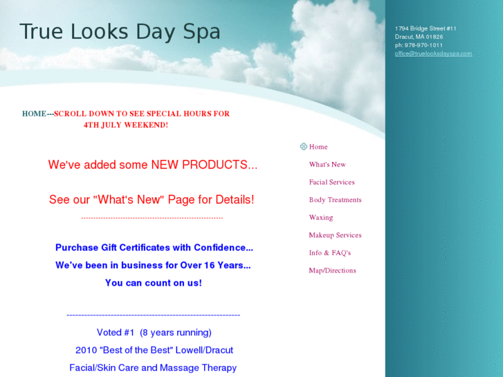 www.truelooksdayspa.com