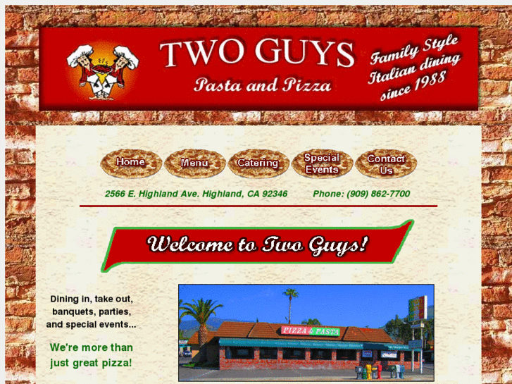 www.twoguyspizza.net