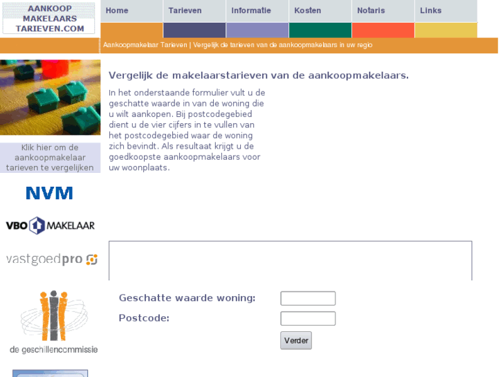 www.aankoopmakelaarstarieven.com