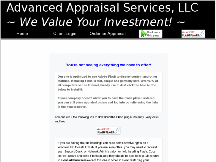 www.advancedappraisalservicesllc.com