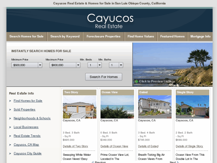 www.cayucos-real-estate.com