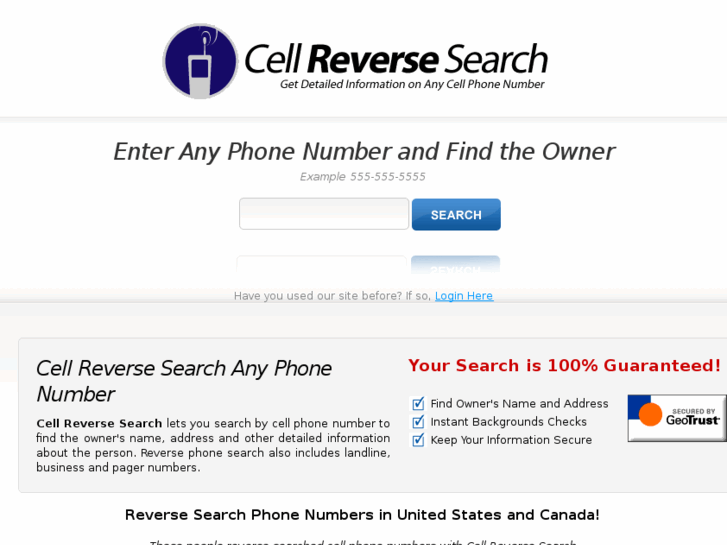 www.cellreversesearch.com