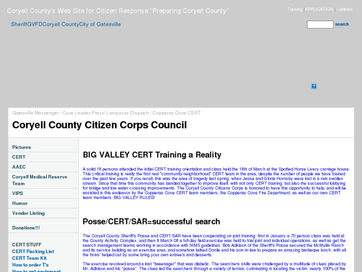 www.coryellcitizencorps.org