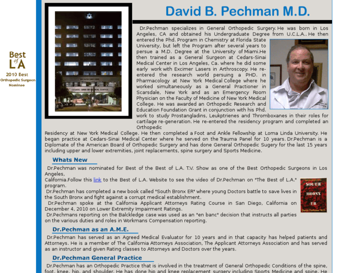 www.davidbpechmanmd.com