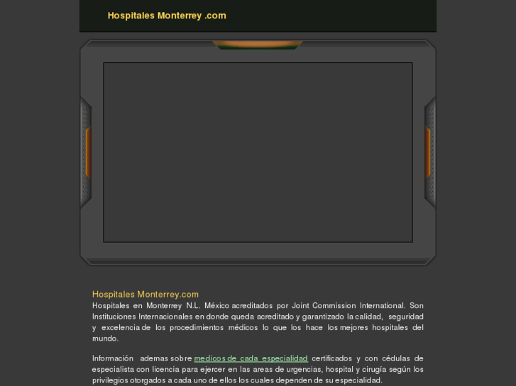 www.hospitalesmonterrey.com