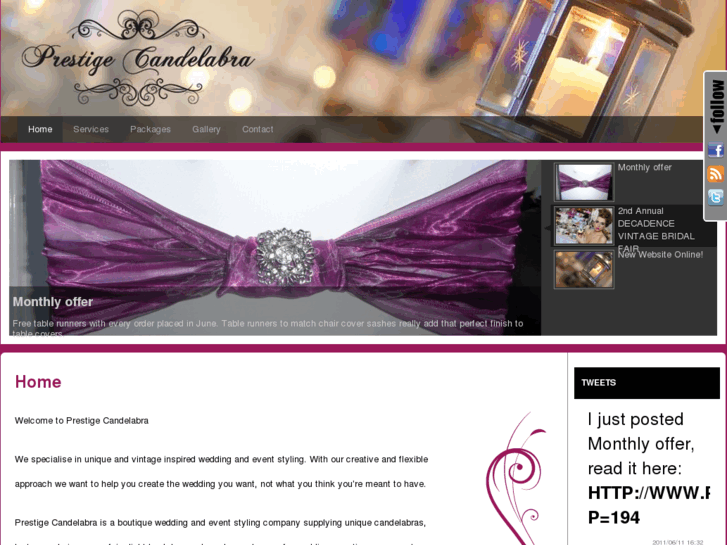 www.prestigecandelabra.com