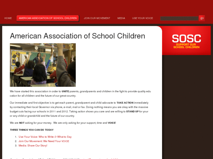 www.supportourschoolchildren.org