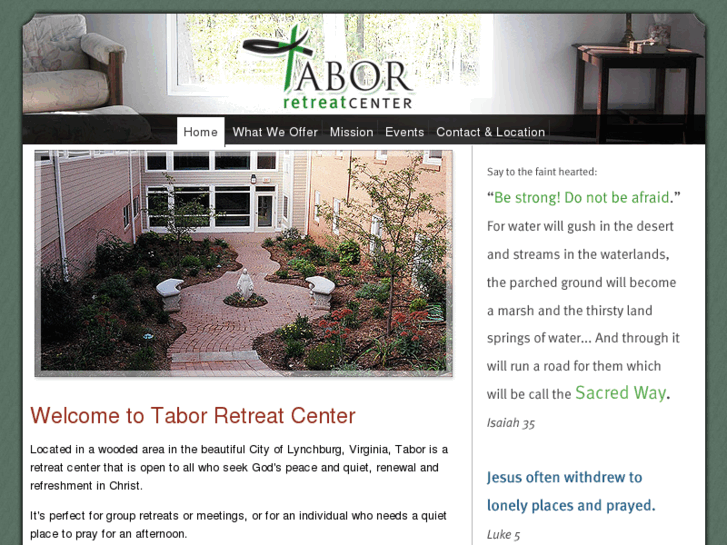 www.taborretreat.com