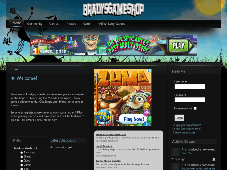 www.bradysgameshop.com