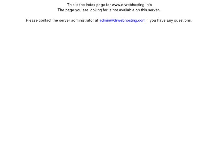 www.drwebhosting.info
