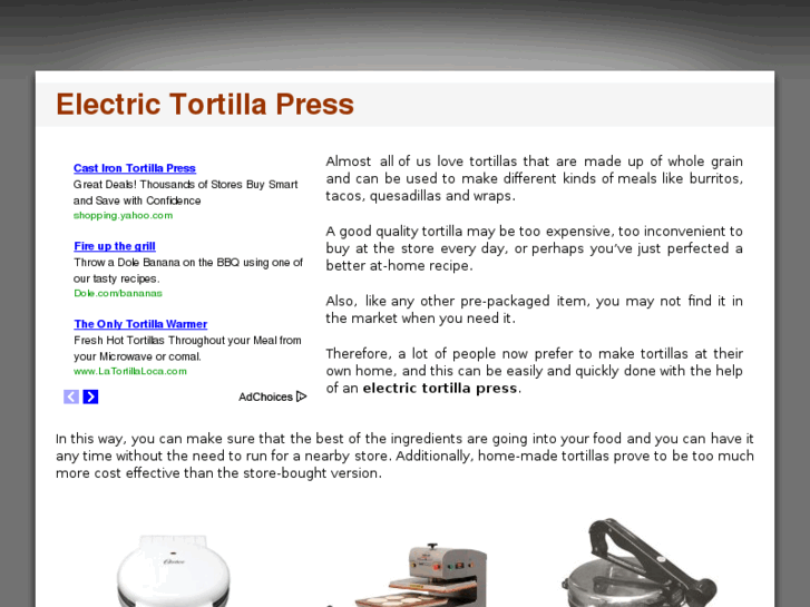 www.electrictortillapress.com