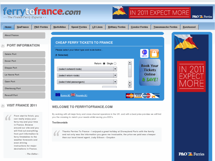 www.ferrytofrance.com