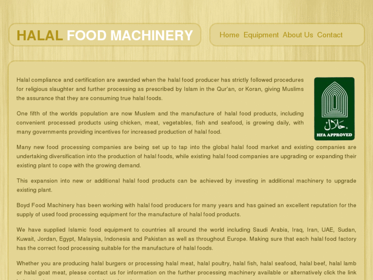 www.halalfoodmachinery.com