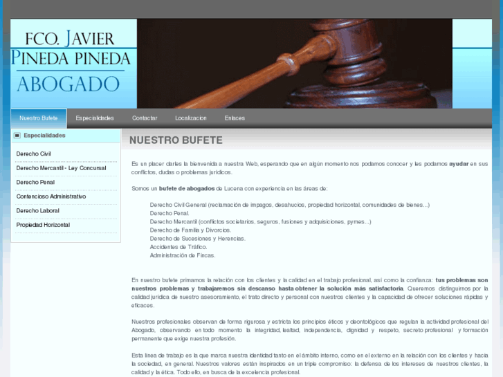 www.javierpinedaabogados.com