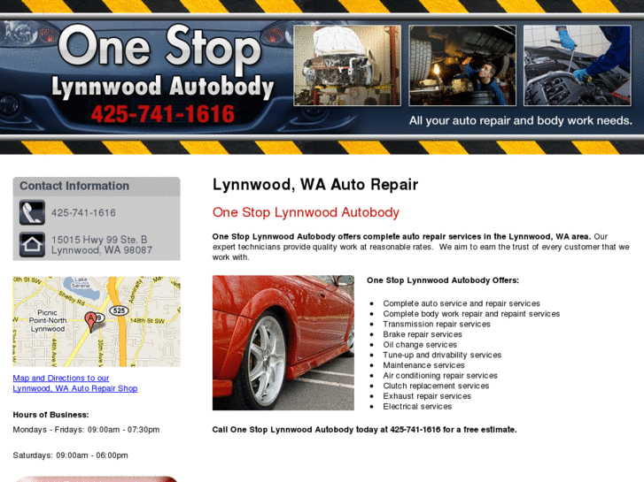 www.onestoplynnwoodautobody.com