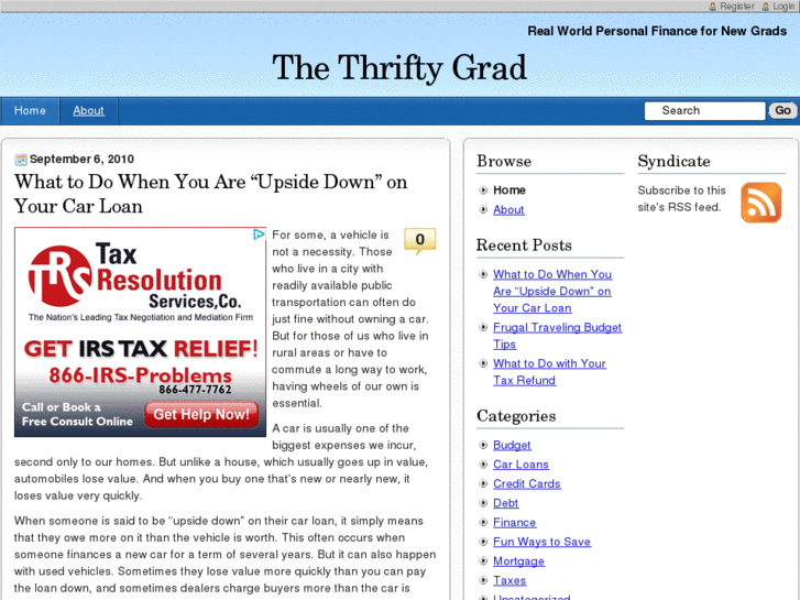 www.thethriftygrad.com