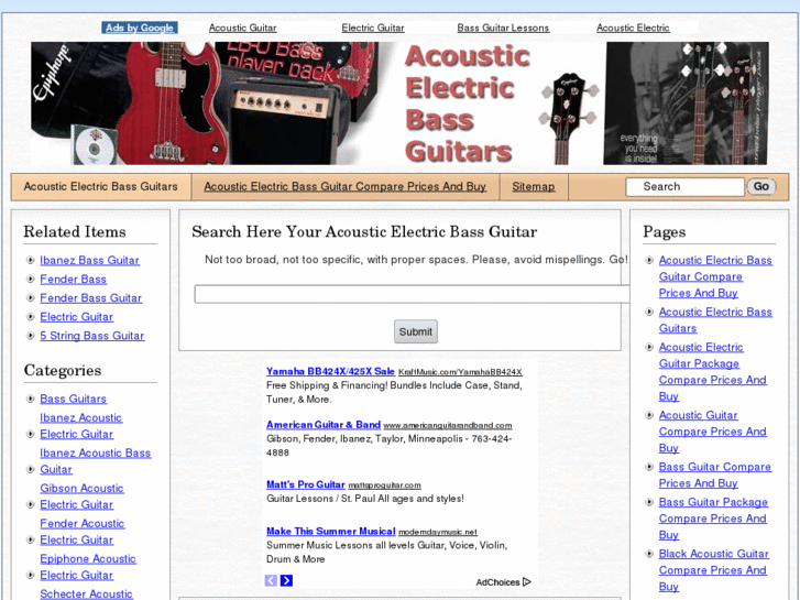 www.acousticelectricbassguitars.com