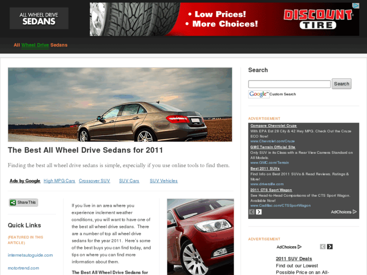 www.allwheeldrivesedan.net