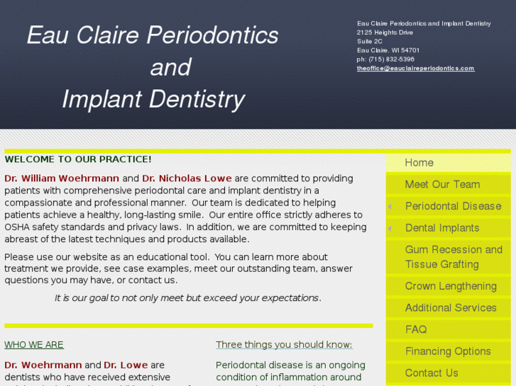 www.eauclaireperiodontics.com