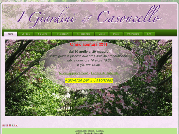 www.giardinidelcasoncello.net