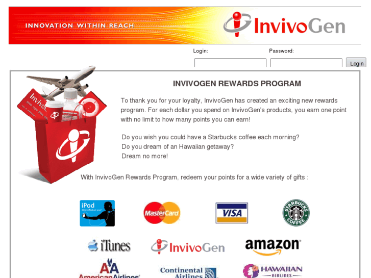www.invivogenrewards.com
