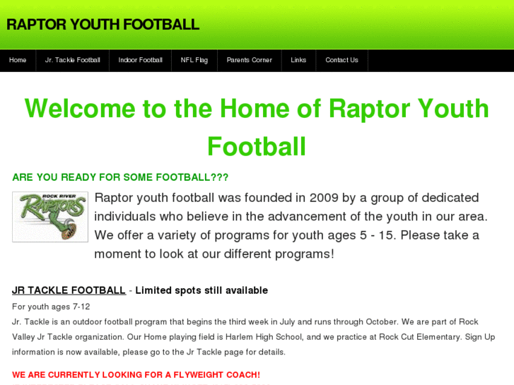 www.raptoryouthsports.com