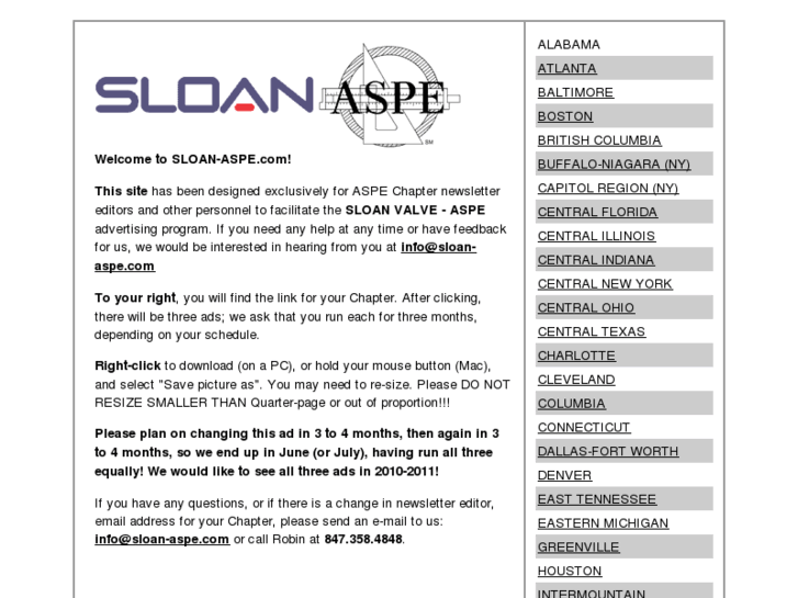 www.sloan-aspe.com