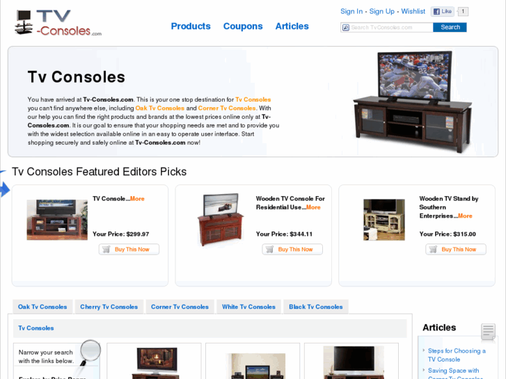 www.tv-consoles.com