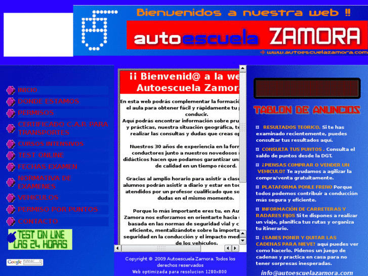 www.autoescuelazamora.com